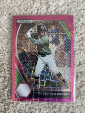 2021 Panini Prizm Draft Picks #PDP169 Dayton Dooney Pink Velocity Prizm