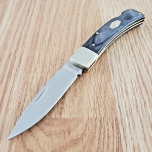 Schrade Heritage Series Folding Knife D2 Tool Steel Blade Black Pakkawood Handle - Picture 1 of 10