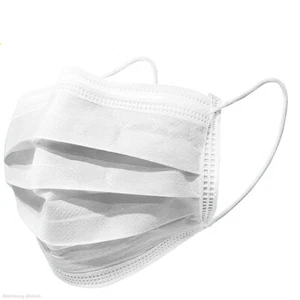 500 Dodo MNS Gesichtsmasken Non Medical 3-Lagig Hygiene Einwegmaske weiß Mundsch - Bild 1 von 1
