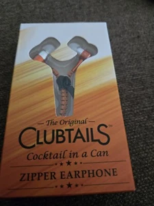 Clubtails Zipper Wired Earbuds Earphones In-Ear Stereo Headset With Microphone - Photo 1 sur 3