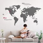 Timber Artbox Large World Map W/ Quotes 6.6ft x 4.6ft NEW!