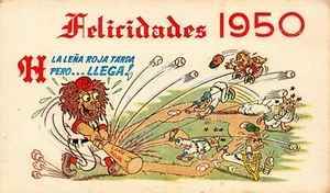 Havana Cuba Congrads Who Ever Wins Almendaresdies 3. 65 x 6" Souvenir Card - Picture 1 of 2