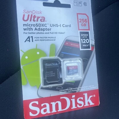 SanDisk Ultra 256GB Class 10 - SDXC Memory Card - (SDSQUA4-256G-GN6MA) - Image 1 of 2