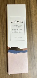 Zoë Ayla® Eco-Friendly 2 Comb Set - NIB - Sealed  - Picture 1 of 3