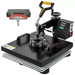 VEVOR 2 in 1 Macchina Digitale Intelligente per Pressa a Caldo 15 x 15 Pollici - Photo 1/12