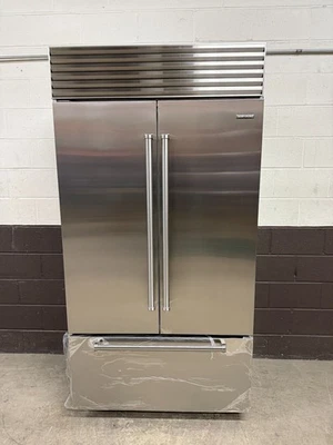 Refrigerador clásico Sub-Zero BI42UFD/S/PH- 42" puerta francesa incorporado de acero inoxidable Foto 1 de 4