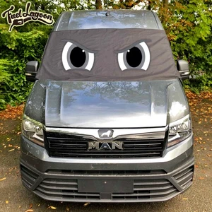 NEW VW crafter 2017+ Windscreen cover black out blind Frost Protect Eyes Grey - Picture 1 of 6