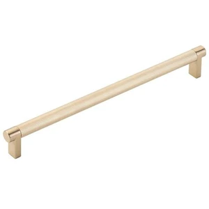 Emtek Select Knurled Cabinet Pull with Satin Brass (US4) Stem Finish - Choice... - Picture 1 of 2