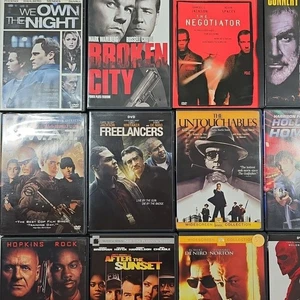 21 CRIME MOVIES DVD Lot Action Drama Crime Thriller The Negotiator 2Guns - Picture 1 of 8