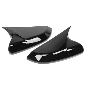 ˜Rearview Mirror Cover Caps Add On For 10th 2016-2020(Glossy Black - Picture 1 of 12