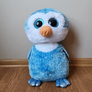 Ty Beanie Boos Justice exklusiver Eiswürfel Plüsch 16 Zoll Pinguin Stofftier EUC - Bild 1 von 8