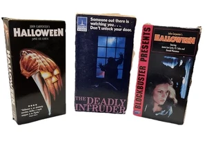 Halloween 1978 Jhon Carpenter Blockbuster Edition Plus Deadly Intruder Vhs - Bild 1 von 8