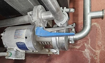 AMPCO AC114MD56C-S 3A Sanitary Pump, .5 HP Washdown Duty Motor #2 - Image 1 of 4