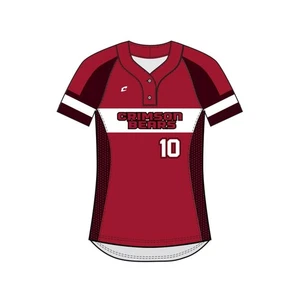Champro SJSBJ20S2 SAMPLE JUICE 2-Button Short Sleeve FITTED Jersey - Picture 1 of 2