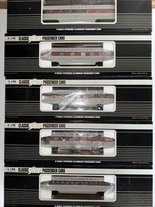 K-LINE O GAUGE K-4638A LACKAWANNA DL&W 15" ALLUMINIO PASSEGGERO 5 AUTO SET OB - Foto 1 di 13
