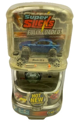 ⭐ Super Slicks Fully Loaded Blue Mazda RX-8 Fast Lane Mini R/C Car NEW SEALED ⭐ - Image 1 of 4