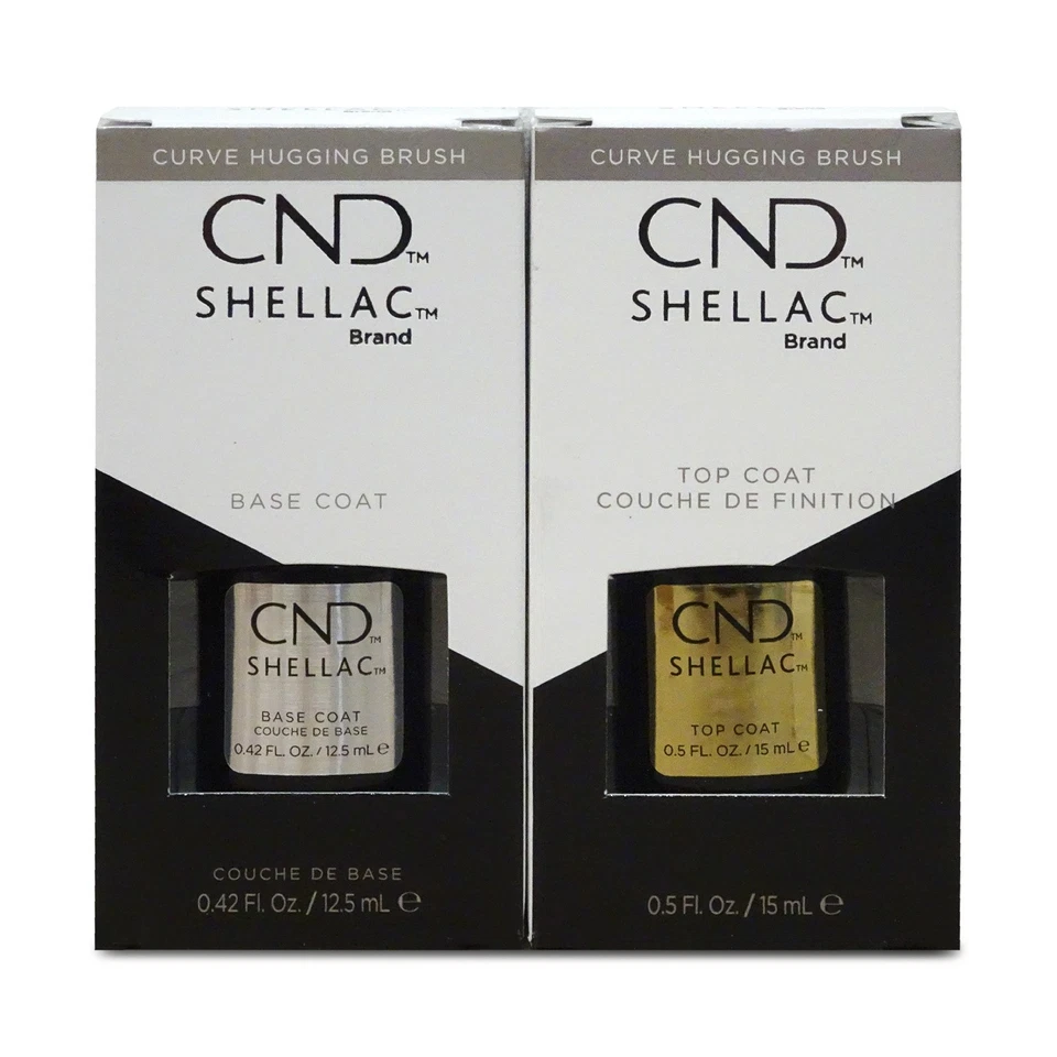 CND Shellac Base Coat 12,5 ml plus Top Coat 15 ml, 1er Pack (1 x 28 ml) - Bild 1 von 1