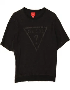 Camiseta Top Gráfica GUESS Para Hombre XS Algodón Negro MT01 - Imagen 1 de 3