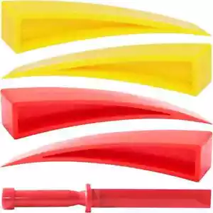 5 Pieces Curved Car Door Window Wedge and Plastic Chisel Scraper,Paintless Dent - Picture 1 of 2