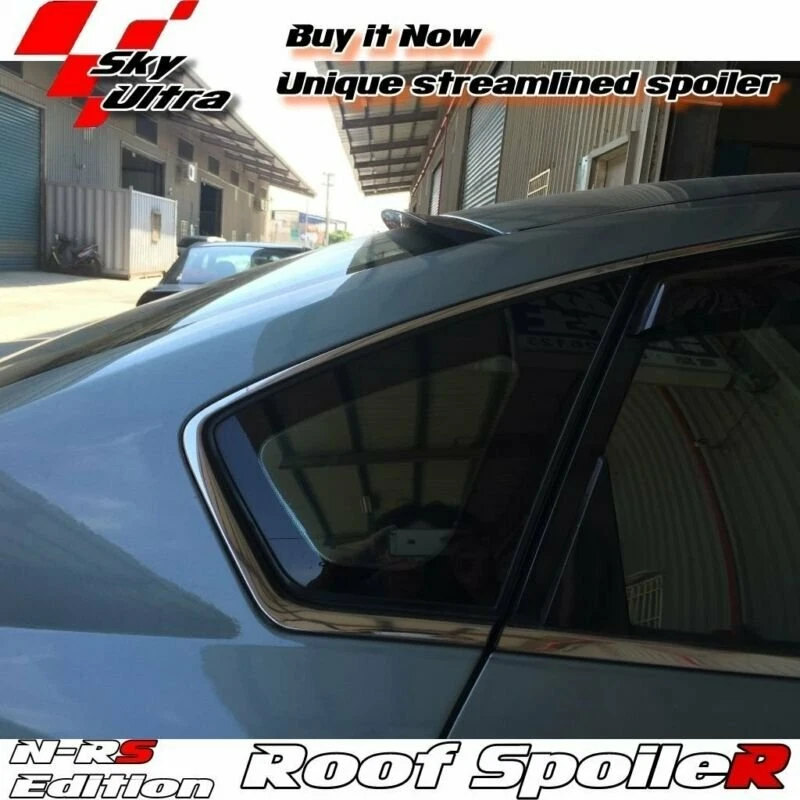 SQRvx 229N Rear Window Roof Spoiler Wing Fits Peugeot 607 Sedan 2004-2011 - Image 1 of 4