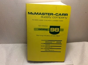 CATÁLOGO MCMASTER-CARR #98 Versión Chicago - RARO Ligeramente usado - Gran precio - Imagen 1 de 4