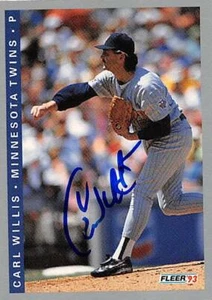 Carl Willis autographed baseball card (Minnesota Twins) 1993 Fleer #275 - Photo 1/1