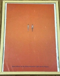 Original Limited Edition Robert Wilson for Gay Games Amsterdam Lithographie Poster - Bild 1 von 6