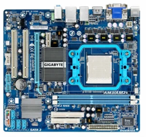 Placa Base GIGABYTE GA-MA74GM-S2H 4.0 AMD Socket AM2 AM2+ DDR2 PCI-E SATA VGA - Imagen 1 de 1