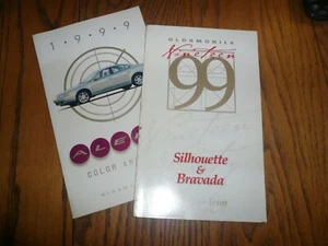 1999 Oldsmobile Factory Exterior Color Paint Samples - Alero Silhouette Bravada - Picture 1 of 3