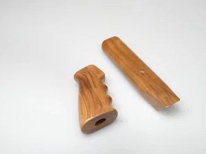 CUSTOM MADE WALNUT GRIPS & FOREARM GRIP  AIR FORCE TALON P, SS, TEXAN - Picture 1 of 2