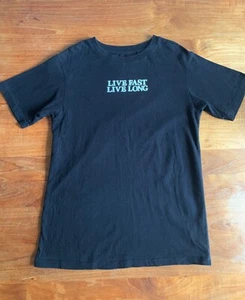 Uniqlo UT Verdy Japanese Character Black Cotton Jersey T Shirt Kids 140cm Age 10 - Picture 1 of 6