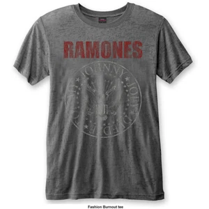 The Ramones Presidential Seal Burnout Official Merchandise T-Shirt Neu - Picture 1 of 2