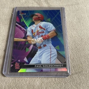 2021 Topps Finest Refractors Paul Goldschmidt /250 Cardinals - Picture 1 of 2
