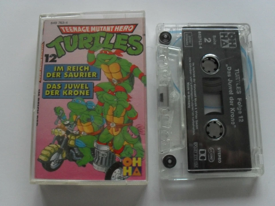 MC Kassette Die Teenage Mutant Hero Turtles, Folge 12 OHHA Original zur TV-Serie - Bild 1 von 1