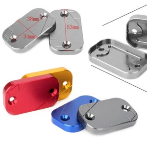 Pair CNC Aluminum Front Brake Reservoir Cover For Yamaha NMAX 155 2015-2019 2016 - Picture 1 of 5