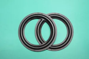 2 Stück 4 Zoll 4" Horn Gummi Einfassungen Tieftöner Bass Lautsprecher 66 mm 72 mm 91 mm 98 mm - Bild 1 von 2