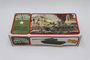 Patton M-46 Panzer Maßstab 1:64 Modellbausatz Nr. 6080 Lindberg 1982 Open Box - Bild 1 von 5
