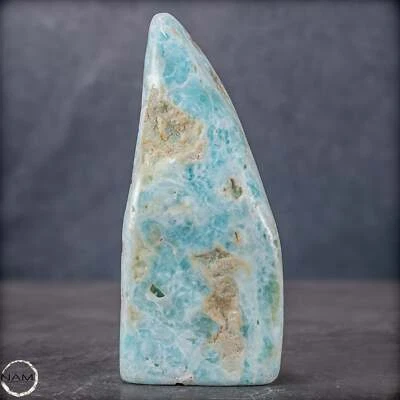 Natürlicher Blau-Grüne Aragonit Kristall-Freiform - 463,34g - Bild 1 von 4