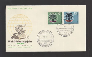 Bund BRD Germany 1960 FDC/Brief - Weltflüchtlingsjahr 1959 / 1960 u.a.  - Picture 1 of 2