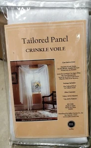 Crinkle Voile Tailored Panel 52 X 84 70224 - Picture 1 of 2