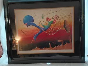 Floatin with the Mojo Marcus Glenn seriolithograph print fine art custom framed - Picture 1 of 6