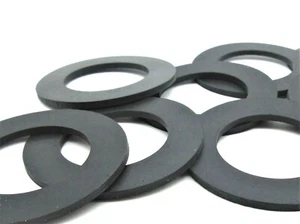 1 1/2" ID x 2 1/2" OD x 1/8" Rubber Flat Washers Spacers All Weather EPDM - Picture 1 of 4