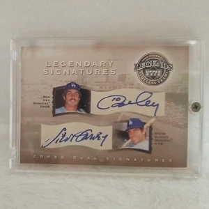 2004 UD Legends Timeless Teams Legendary Signatures Steve Garvey & Ron Cey - Foto 1 di 7