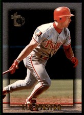 1995 Topps Embossed Lenny Dykstra Philadelphia Phillies #131
