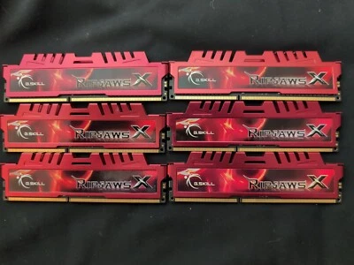 G.SKILL Ripjaws  4-4x 2-8GB  & 2-4x1-4gb  DDR3  Desktop Ram - Image 1 of 4