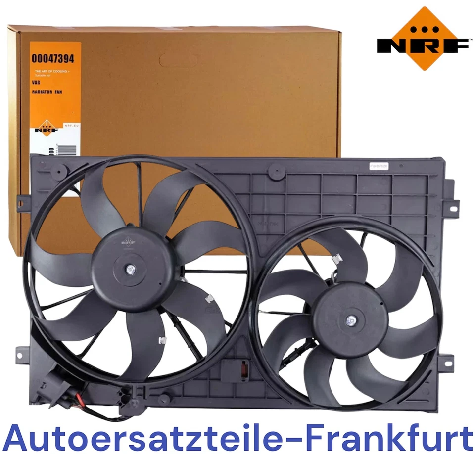 NRF Kühlerlüfter Lüfter Ventilator 47394 für Audi Skoda VW Seat A3 Cabrio