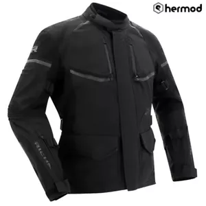 Richa Atlantic 2 GTX laminierte Gore-Tex wasserdichte Motorradjacke - Schwarz - Bild 1 von 4