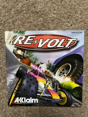 Re-Volt Revolt Dreamcast Manual ONLY Replacement Instruction Booklet - Image 1 of 2