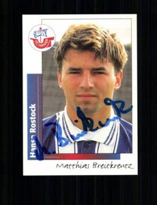 Cuadro de colección Matthias Breitkreuz Hansa Rostock Panini 1996 original + A 209465 - Imagen 1 de 2