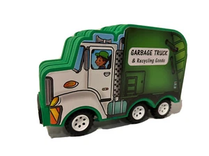Garbage Truck Friction hard foam BOOK - A Fun Toy & Educational Children’s Book - Picture 1 of 8